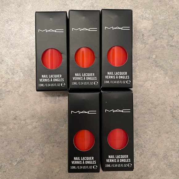 MAC Nail Polish. Set of 5 all SAME color. Brand New In Box. - Picture 4 of 5